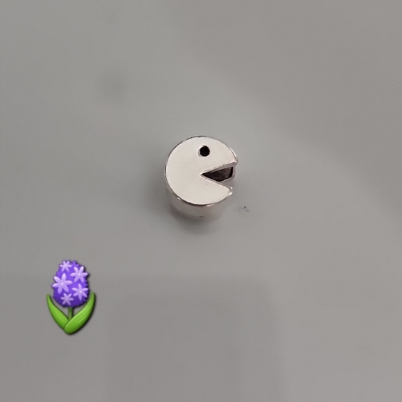 PACMAN Charm for European Style Bracelets Fits Pandora Systems - Picture 1 of 3